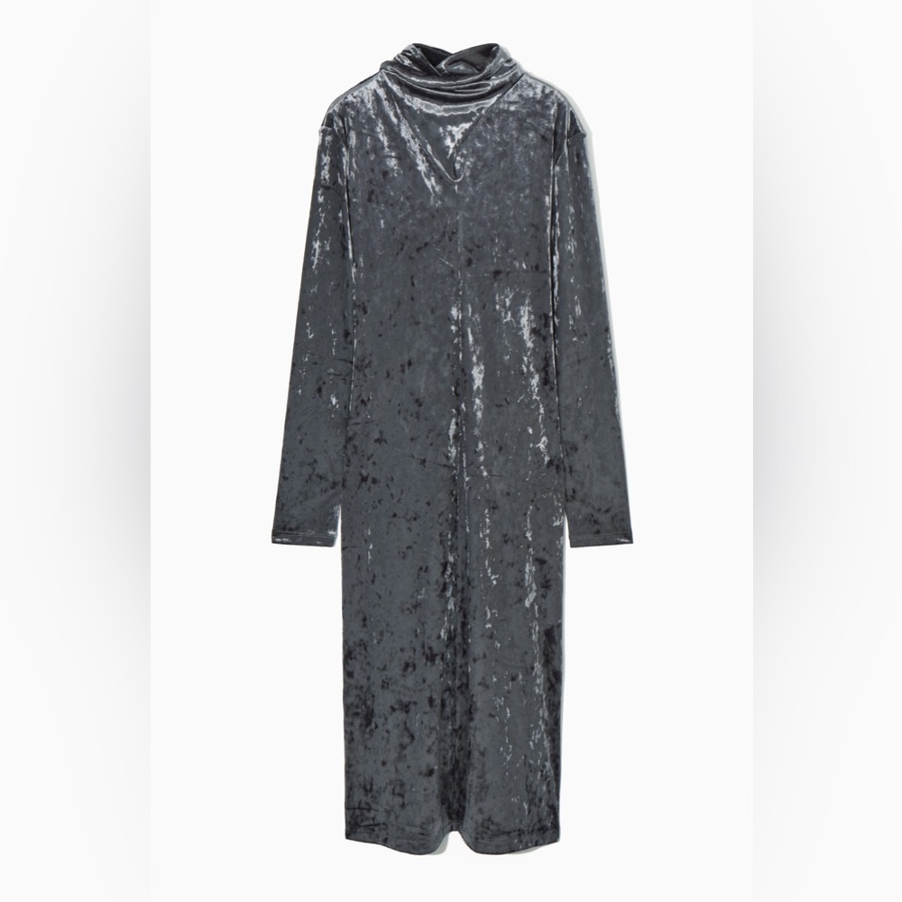 Brand New COS Charcoal Velvet Blouse
